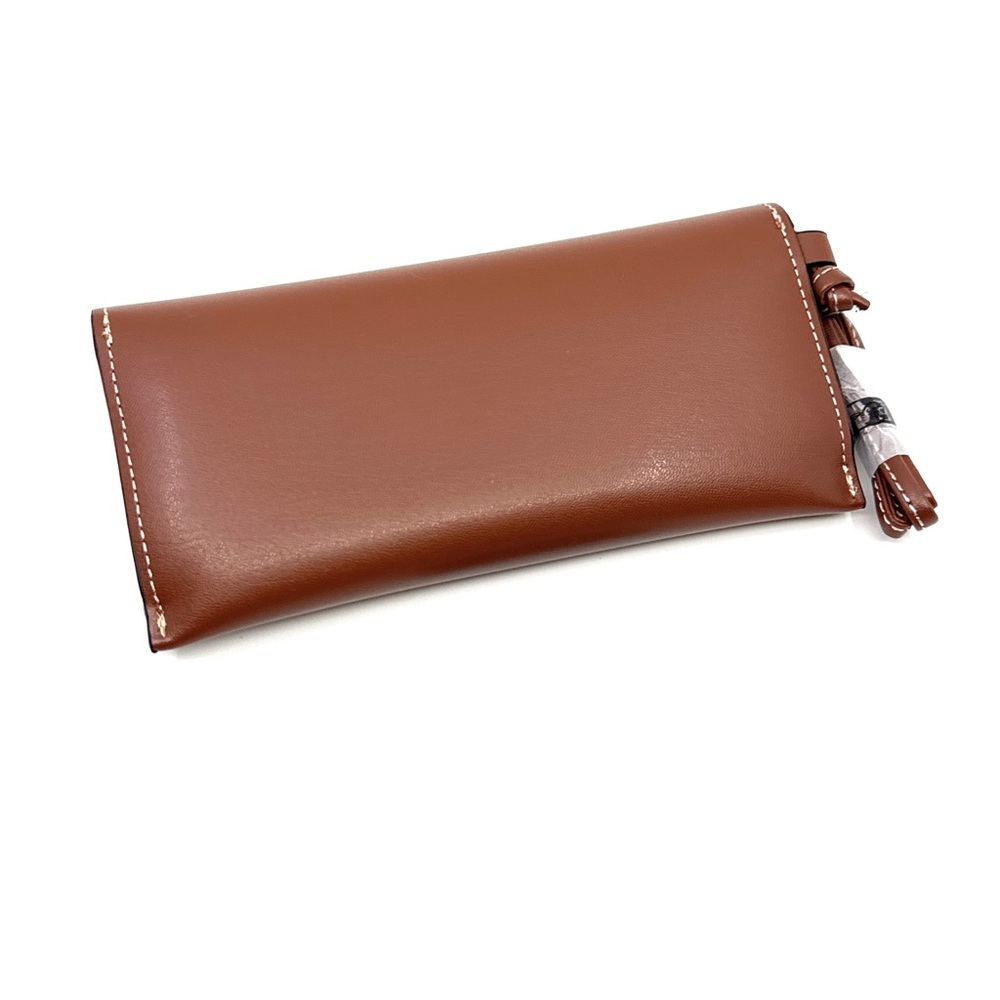 New! Celine Brown Leather Sunglass Case, Box, Authentic - Picture 4 of 5